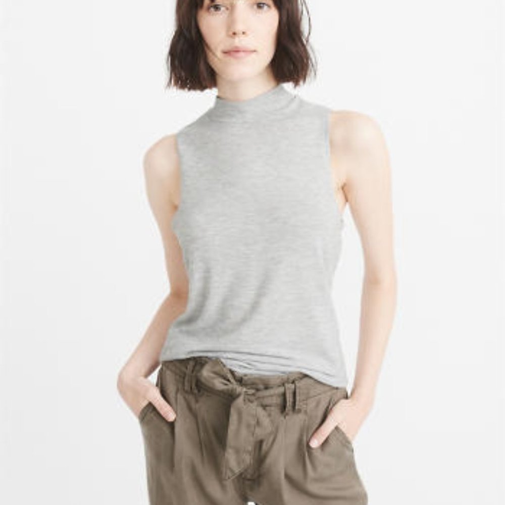 A&F Mock Neck Tank